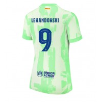 Maglia Calcio Barcelona Robert Lewandowski #9 Terza Divisa Donna 2024-25 Manica Corta